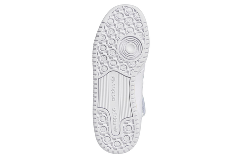 Adidas Women's White & Bliss Orange Forum Mid Sneaker | Adidas In Lebanon