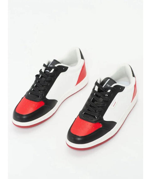 Trussardi Unisex Black-Red Dunk Mix Sneakers | Trussardi in Lebanon