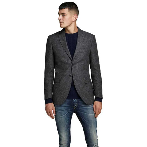 Jack & Jones Men's Dark Grey Premium Colton Hawk Slim Fit Blazer | Jack & Jones In Lebanon