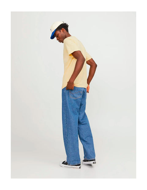 Jack & Jones Men's Yellow Originals Word Wide T-Shirt | Jack & Jones In Lebanon