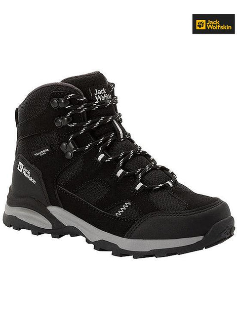 Jack Wolfskin Boy's Black Hiker Texapore Mid K Sneakers |Jack Wolfskin in Lebanon