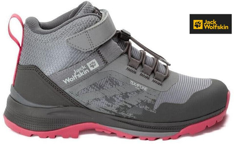 Jack Wolfskin Girl's Grey Villi Hiker Texapore Mid K |Jack Wolfskin in Lebanon