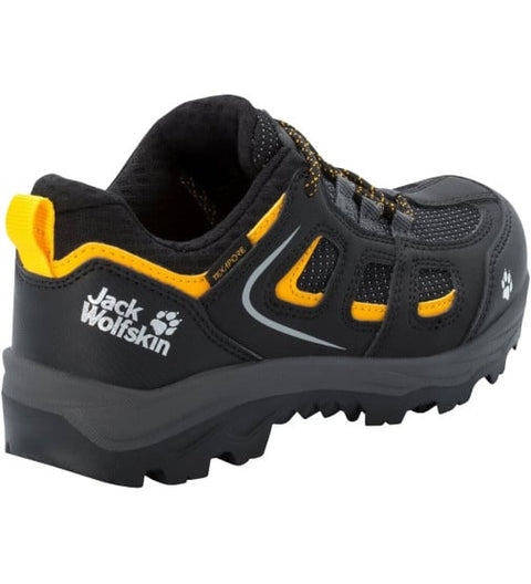 Jack Wolfskin Boy's Black Vojo Texapore Low K Sneakers |Jack Wolfskin in Lebanon