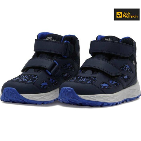 Jack Wolfskin Boy's Navy Texapore Mid K Sneakers | Jack Wolfskin in Lebanon