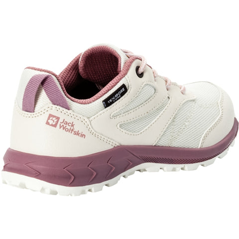 Jack Wolfskin Girl's White Woodland Texapore Low K Sneakers |Jack Wolfskin in Lebanon
