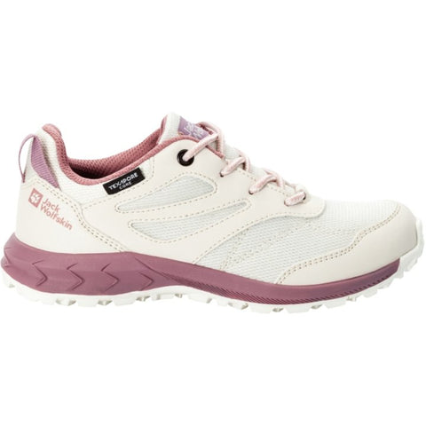 Jack Wolfskin Girl's White Woodland Texapore Low K Sneakers |Jack Wolfskin in Lebanon