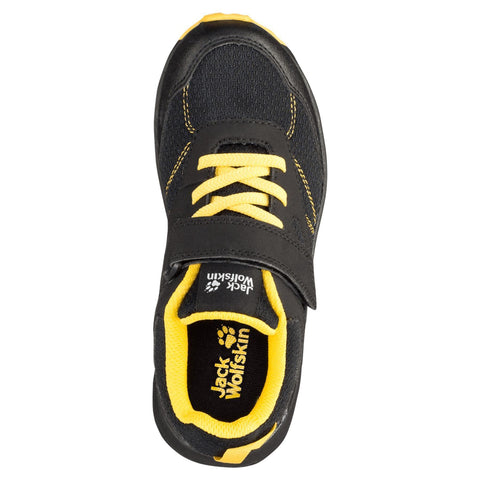 Jack Wolfskin Boy's Black Woodland Low VC K Sneakers |Jack Wolfskin in Lebanon