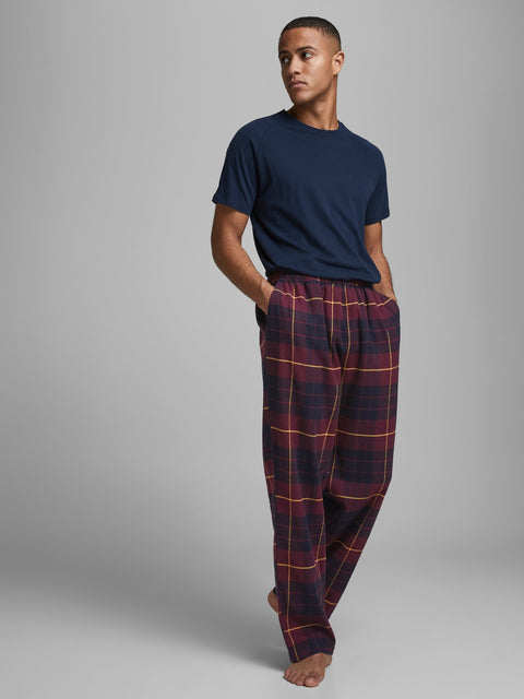 Jack & Jones Men's Multicolor Checkered Pajama Pant |Jack & Jones In Lebanon