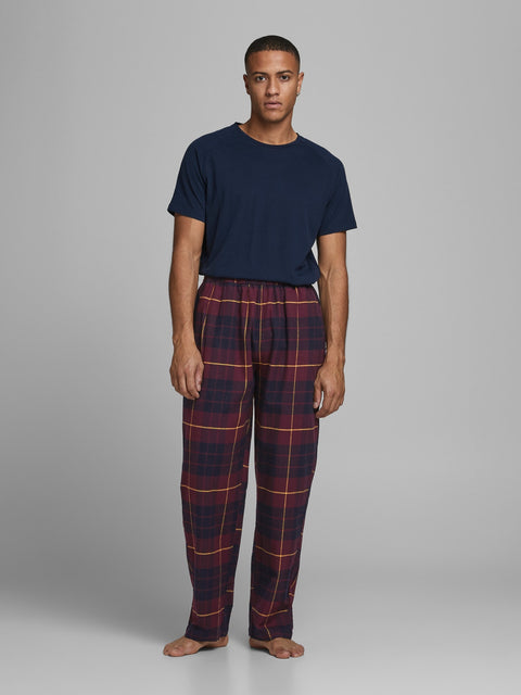 Jack & Jones Men's Multicolor Checkered Pajama Pant |Jack & Jones In Lebanon
