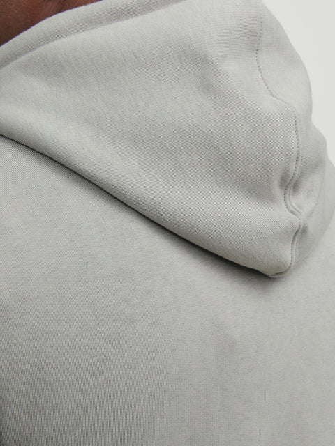 Jack & Jones Men's Light Green Kangaroo Pocket Plain Hoodie | Jack & Jones In Lebanon