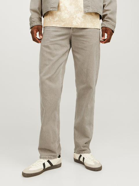 Jack & Jones Men's Khaki Loose Fit High Rise Jeans |Jack & Jones In Lebanon