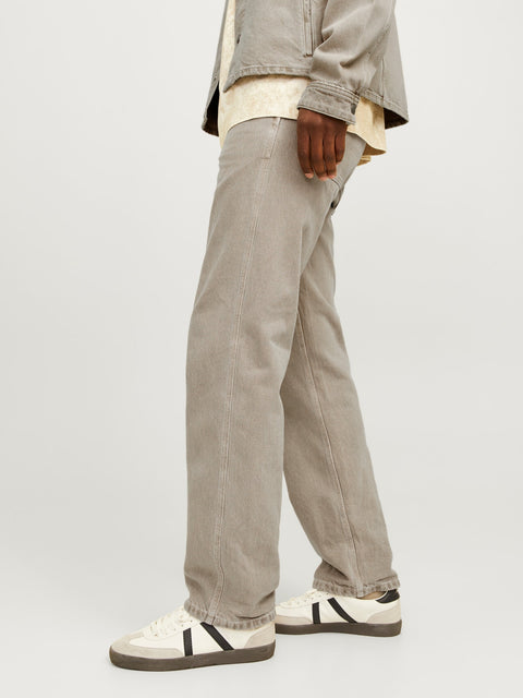 Jack & Jones Men's Khaki Loose Fit High Rise Jeans |Jack & Jones In Lebanon