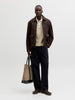 Jack & Jones Men's Beige Knitted polo T-Shirt | Jack & Jones In Lebanon
