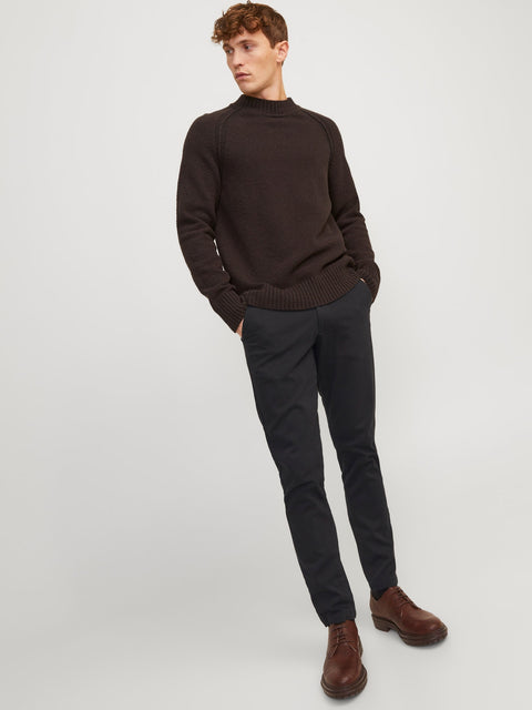 Jack & Jones Men's Black Slim Fit Chino Pants | Jack & Jones In Lebanon