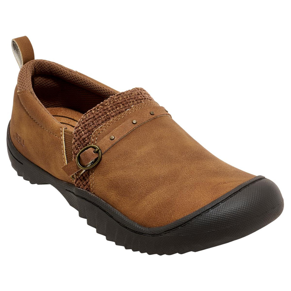 JBU Women's Brown Mavis Slip-On Casual Shoes