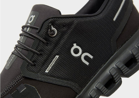 On Cloud Men's Black 5 Waterproof Sneakers |On Cloud In Lebanon