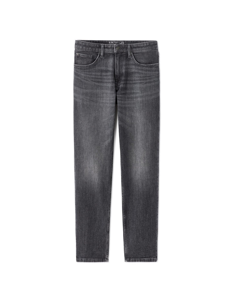 Black jeans on a white background