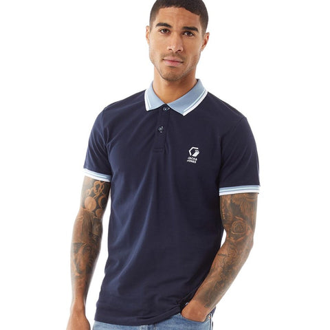 Jack & Jones  Men's Navy Blazer Logan Polo T-Shirt | Jack & Jones In Lebanon