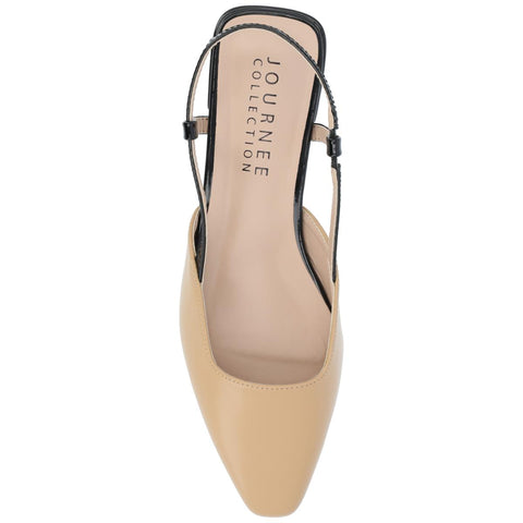 Journee Collection Women's Tan & Black Paislee Sandals | Journee Collection In Lebanon
