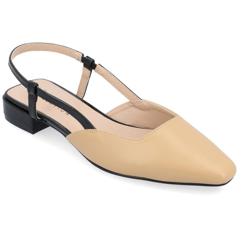 Journee Collection Women's Tan & Black Paislee Sandals | Journee Collection In Lebanon