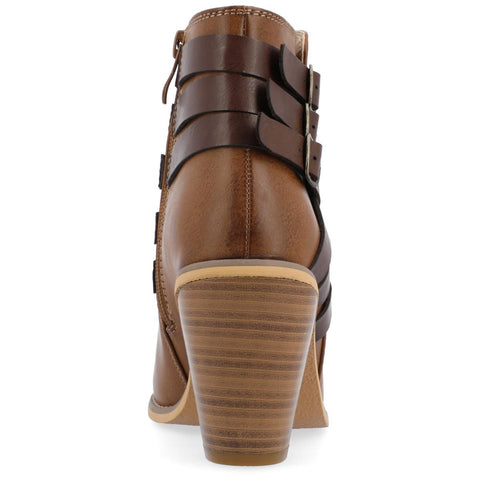 Journee Collection Women's Brown Ankle Boots | Journee Collection In Lebanon