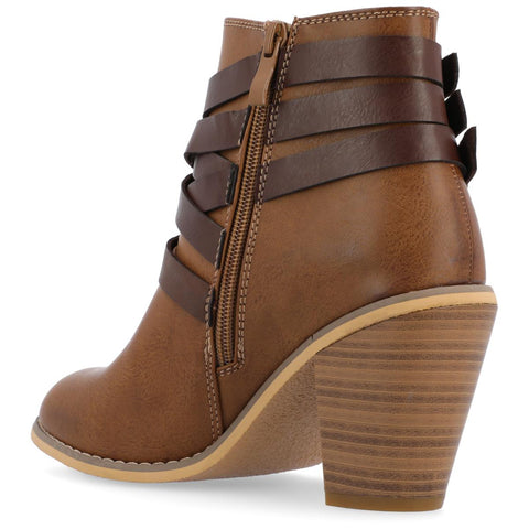 Journee Collection Women's Brown Ankle Boots | Journee Collection In Lebanon