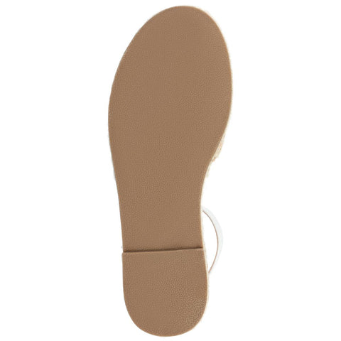 Journee Collection Women's White Lyddia Sandal | Journee Collection In Lebanon