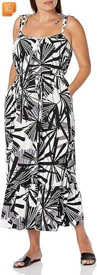 City Chic Plus Women's Multicolor Dress AMZ155
