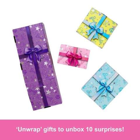 Barbie Party Unboxed Pet Birthday Series Doll & Accessories Shimmerin’ Hearts Set With 10 Surprises|Barbie In Lebanon