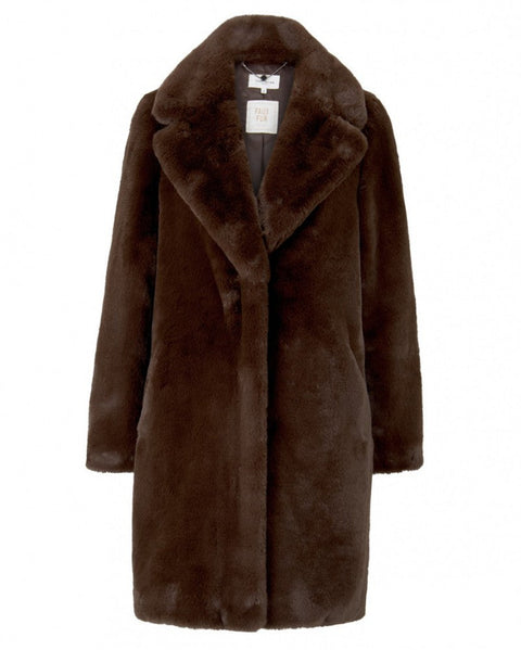Tom Tailor Women's Brown Fur Coat|Tom Tailor In Lebanon