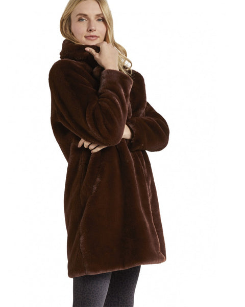 Tom Tailor Women's Brown Fur Coat|Tom Tailor In Lebanon