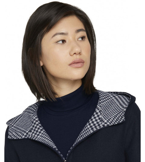 Tom Tailor Women's Navy Hooded Coat | Tom Tailor In Lebanon