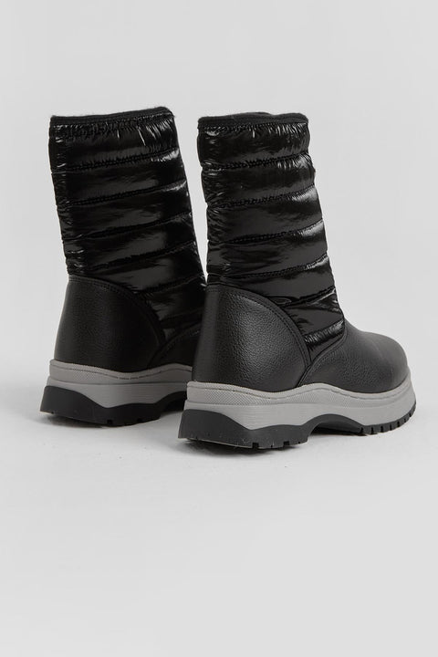 Tonny Black Girl's Black Thick Thermal Sole Snow Boot | Tonny Black in Lebanon