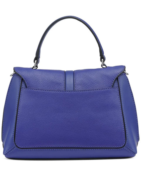 Karl Lagerfeld Women's Royal Blue Mercerie Leather Crossbody Bag | Karl Lagerfeld In Lebanon