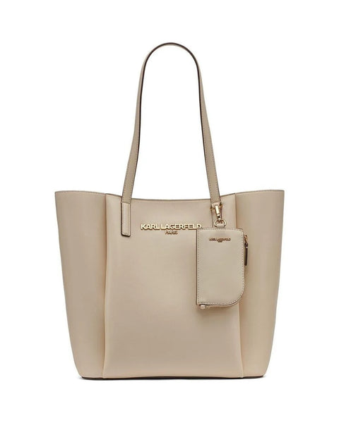 Karl Lagerfeld Women's Beige Louise Tote Bag | Karl Lagerfeld In Lebanon