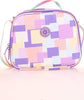 Kaukko Square Purple Rainbow Lunch Bag K9028