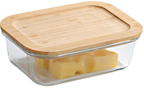 Kesper Glass Food Storage With Wood Lid 500ml | Kesper In Lebanon