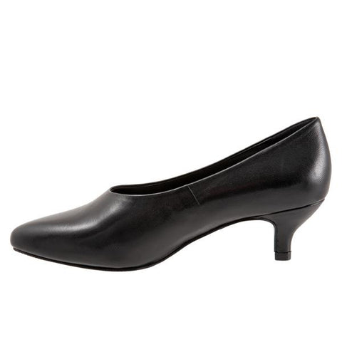 Trotters Women's Black Kimber Pumps Heels | Trotters In Lebanon