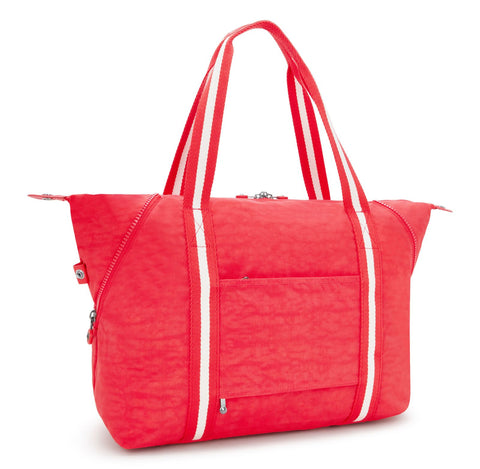 Kipling Women's Red Wide Open Art M Travel Tote Bag | Kipling In Lebanon