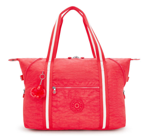 Kipling Women's Red Wide Open Art M Travel Tote Bag | Kipling In Lebanon