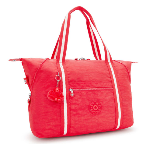 Kipling Women's Red Wide Open Art M Travel Tote Bag | Kipling In Lebanon