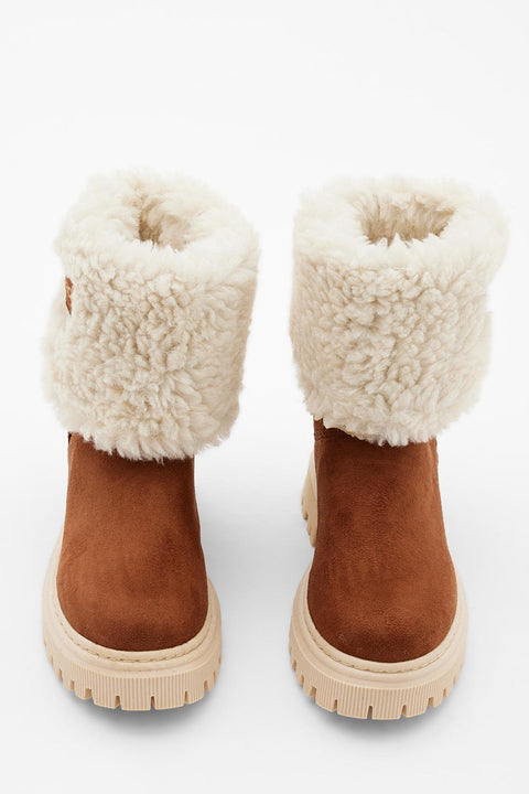 Tonny Black Girl's Tan Suede Ankle Boot | Tonny Black In Lebanon