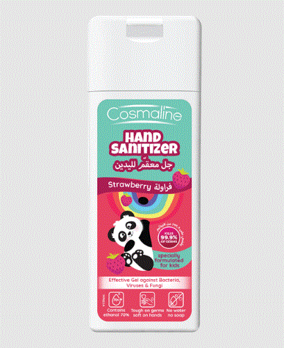 Cosmaline Hand Sanitizer For Kids Strawberry 100ml | Cosmaline In Lebanon