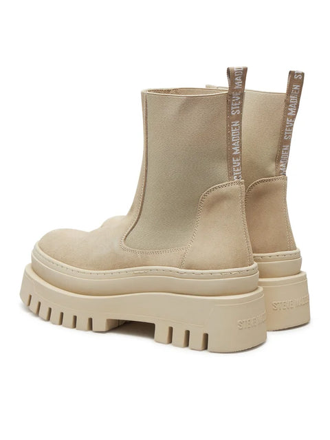 Steve Madden Women's Beige Suede Cassandra Boots | Steve Madden in Lebanon