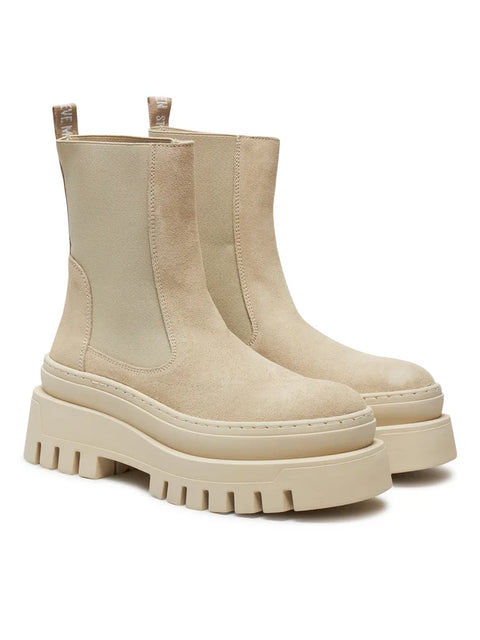 Steve Madden Women's Beige Suede Cassandra Boots | Steve Madden in Lebanon
