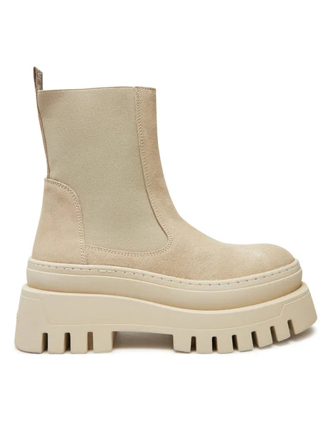 Steve Madden Women's Beige Suede Cassandra Boots | Steve Madden in Lebanon