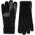 Isotoner Women's Black Touchscreen Palm Patches Gloves