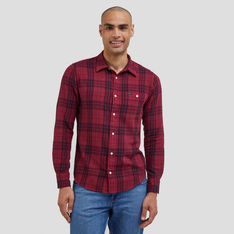 Lee Men's Burgundy Port Leesure Shirt |Lee In Lebanon