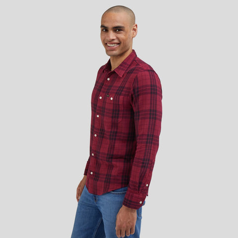 Lee Men's Burgundy Port Leesure Shirt |Lee In Lebanon