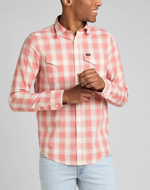 Lee Men's Light Orange Regular Shirt | Lee In Lebanon